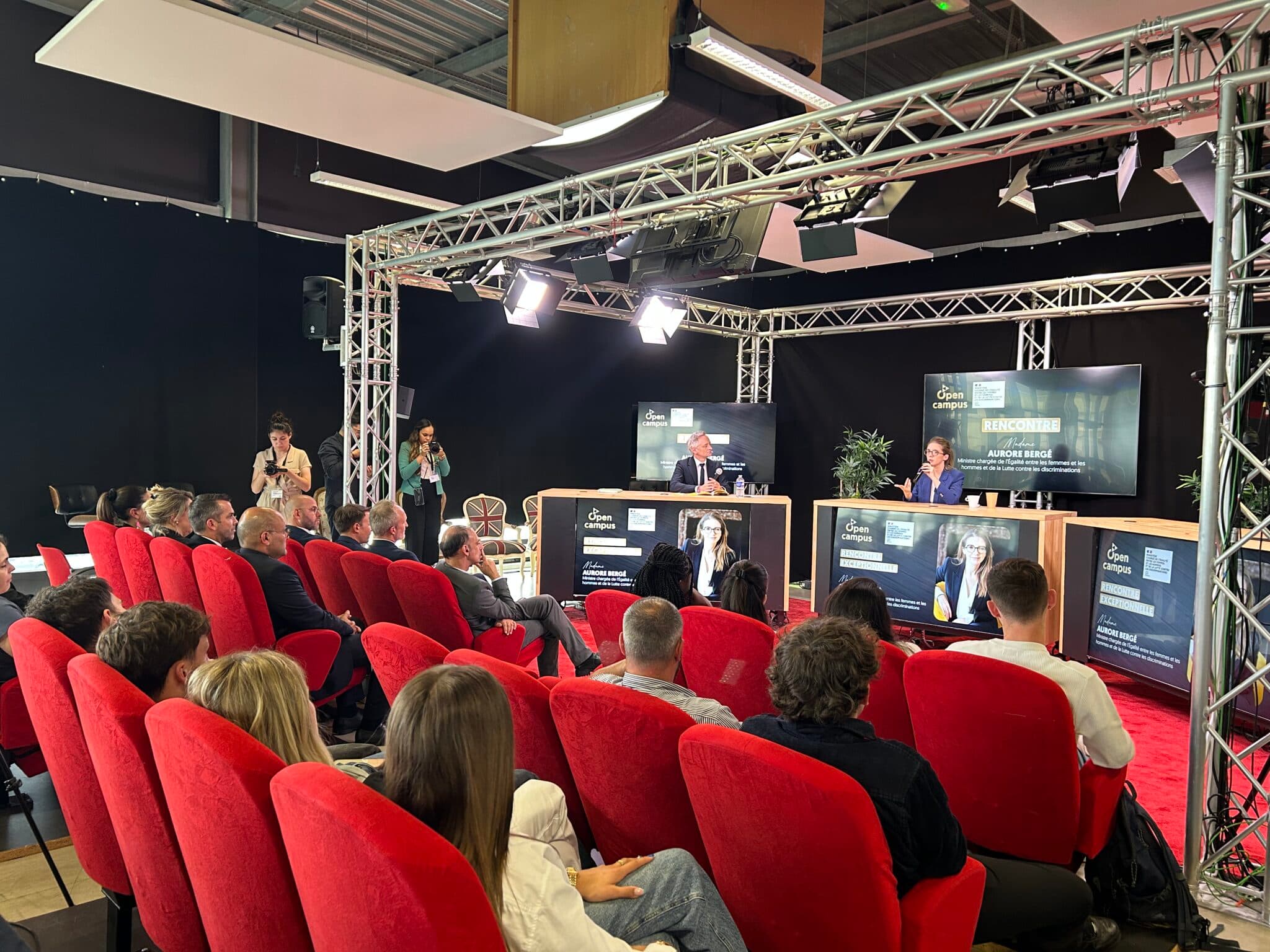 Événement sur le plateau TV de Brest Open Campus