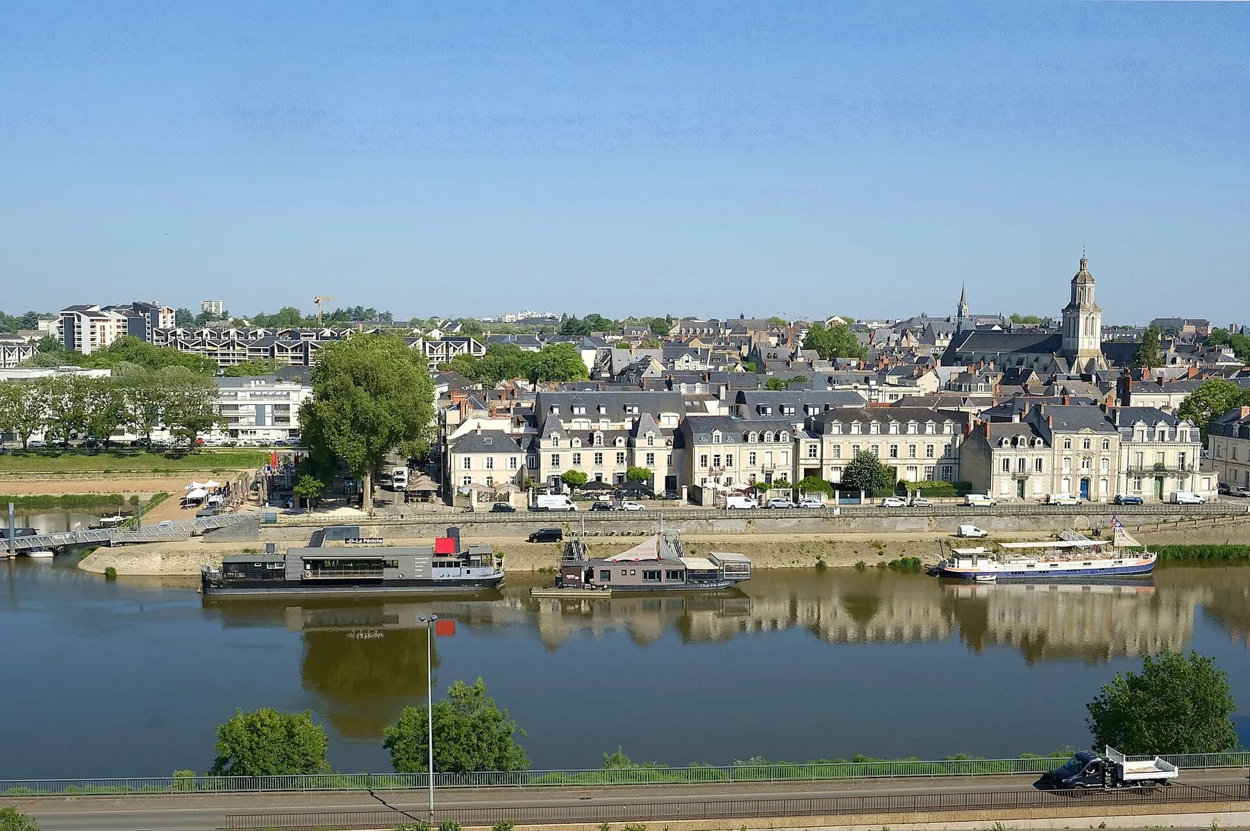 Les maisons anciennes du quartier de la Doutre à Angers