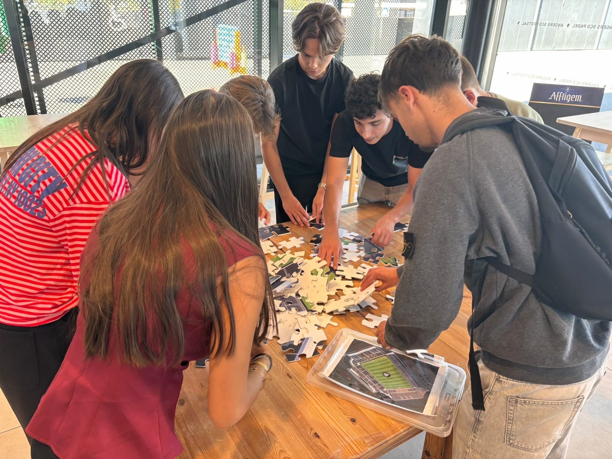 Étudiants en atelier collaboratif